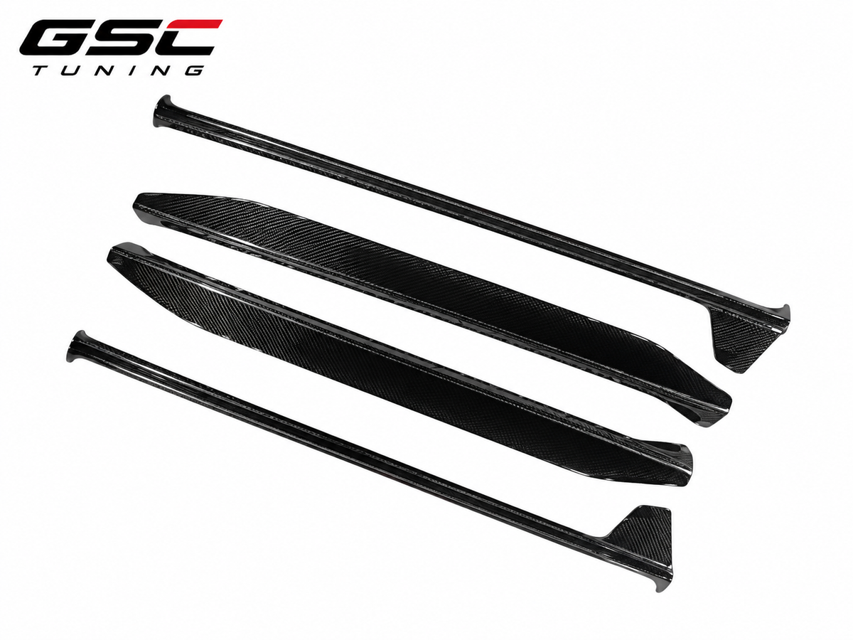 GSC Dry Carbon Fiber Side Skirt Extension Set for Porsche 992 Carrera