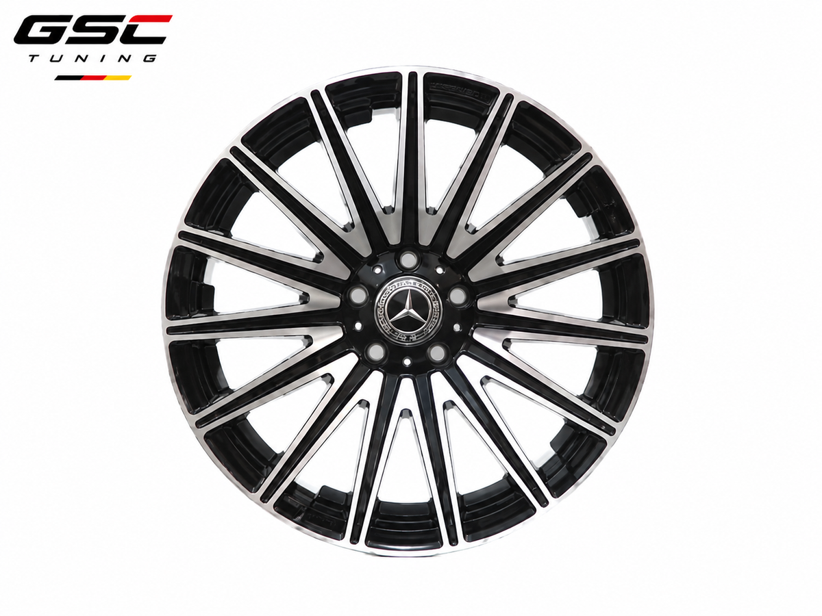 GSC Mercedes-Benz Forged Aluminum Performance Wheels | Gloss Black Split-Spoke Luxury Design