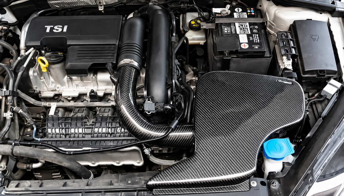 GSC Dry Carbon Fiber Performance Intake System for Audi A3 / S3 / Golf EA211 1.4T 2014+