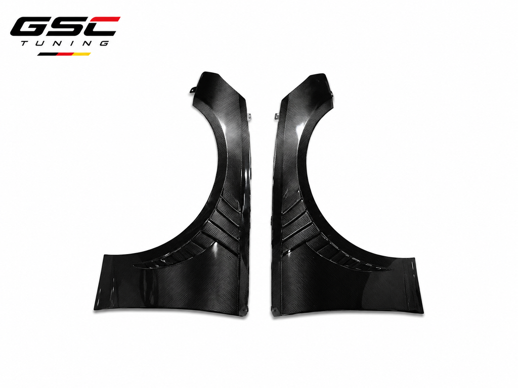 GSC Dry Carbon Fiber Front Fender Set For Audi A4 B9.5