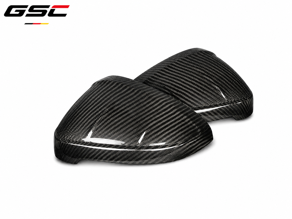 GSC Dry Carbon Fiber Mirror Caps For Audi A4 B9.5