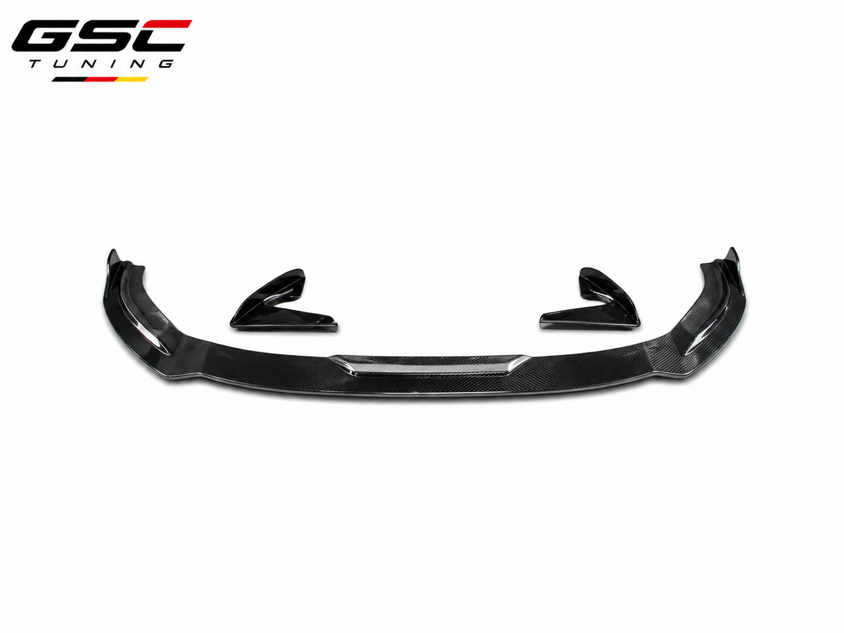 GSC Dry Carbon Fiber Front Lip Splitter For Audi A4 B9.5