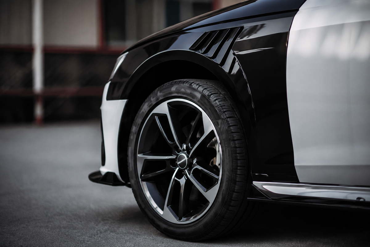 GSC Dry Carbon Fiber Front Fender Set For Audi A4 B9.5