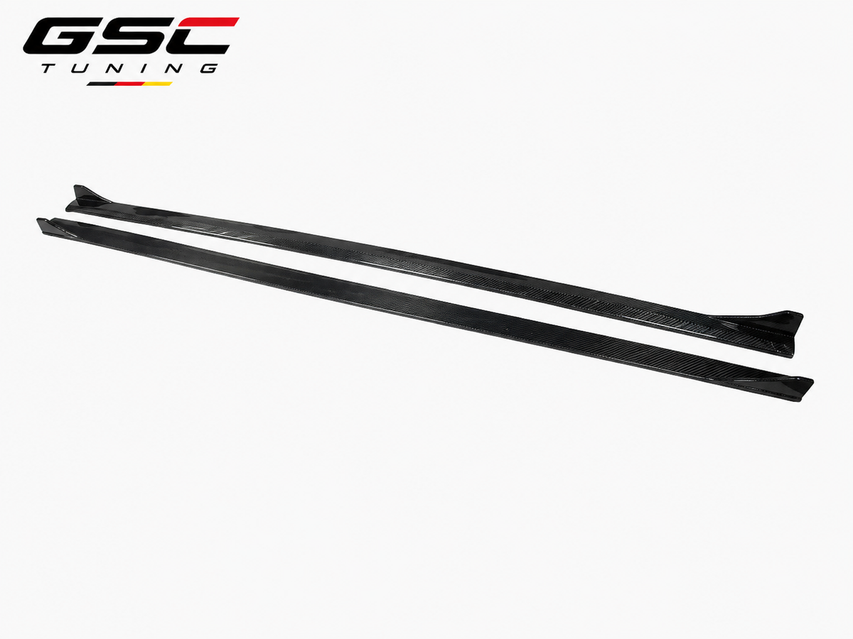 GSC Dry Carbon Fiber Side Skirts For Audi A4 B9.5