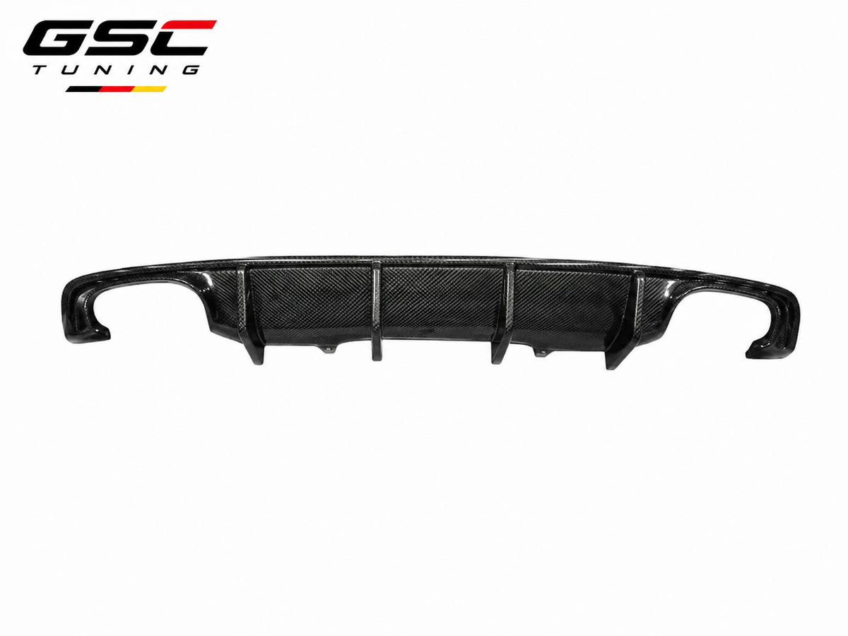 GSC Dry Carbon Fiber Rear Diffuser Without Light For Audi A4/S4 B9