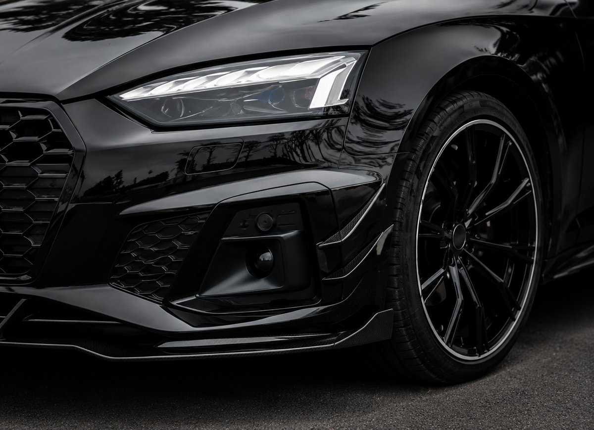 GSC Carbon Fiber Front Canards Splitters For Audi A5 S5 B9.5 2020-2024