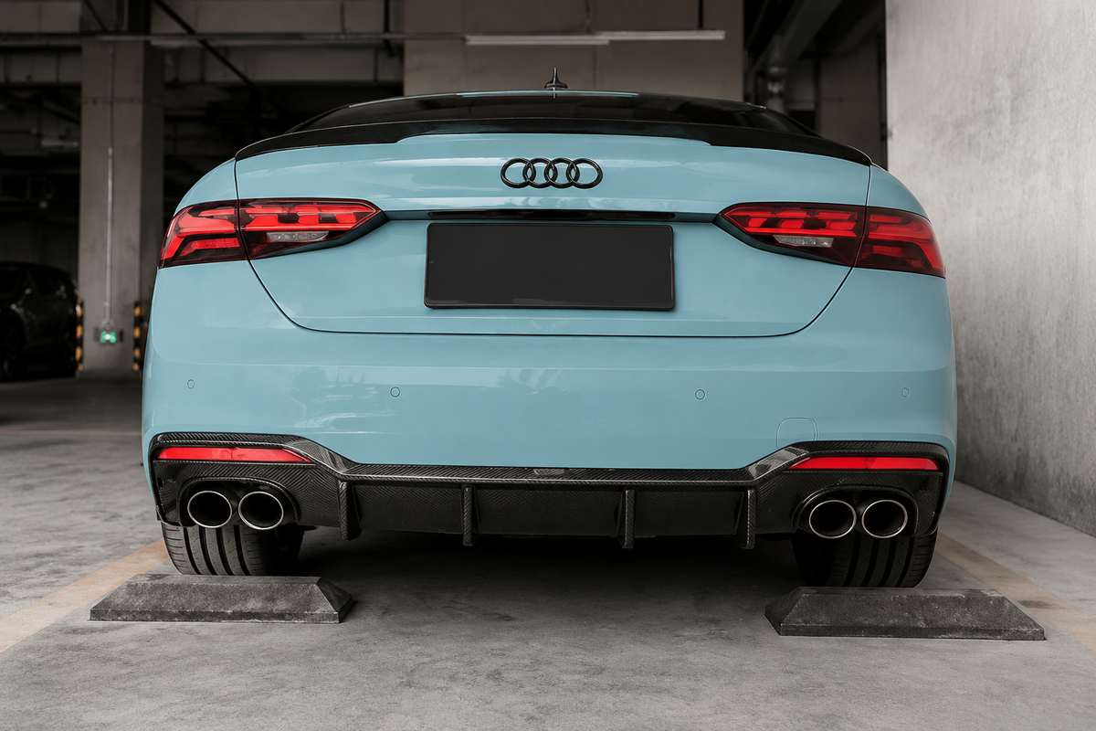 GSC Carbon Fiber Rear Diffuser For Audi A5 S5 B9.5 2020-2024