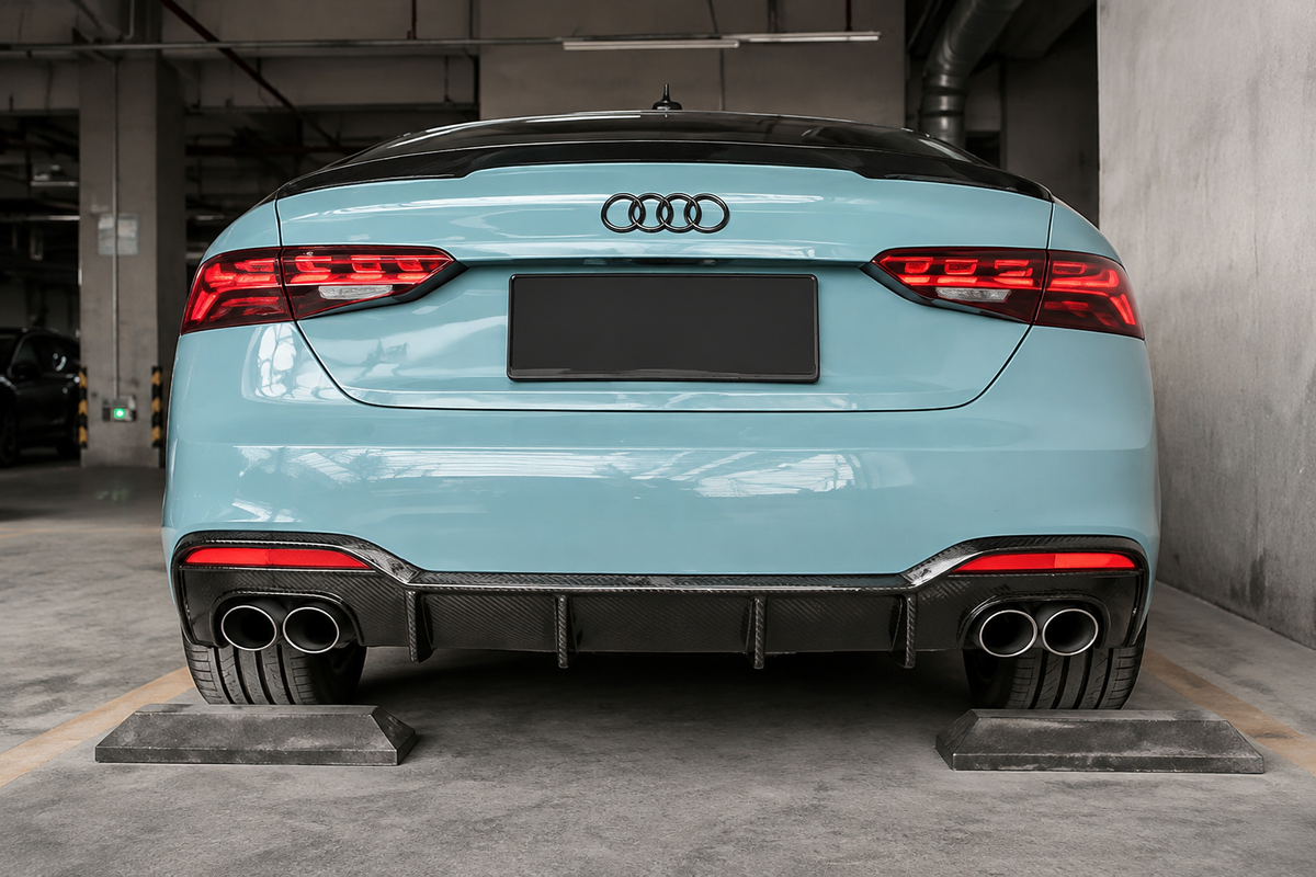 GSC Carbon Fiber Rear Spoiler For Audi A5 S5 B9.5 2020-2024
