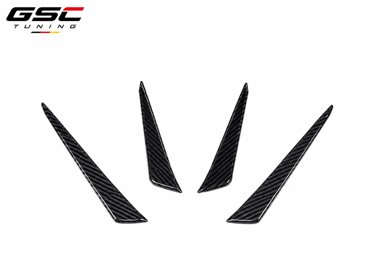 GSC Carbon Fiber Front Canards Splitters For Audi A5 S5 B9.5 2020-2024