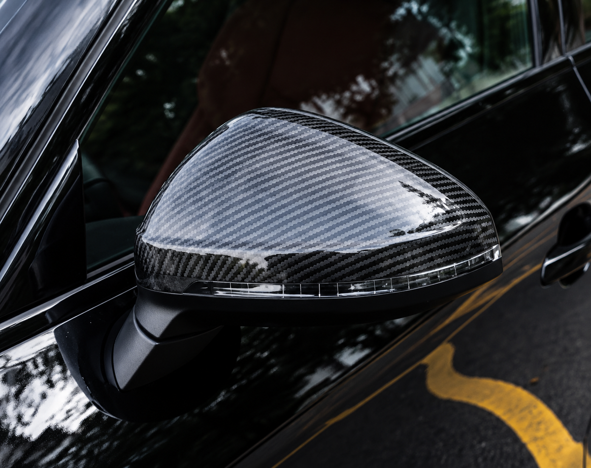 GSC Carbon Fiber Mirror Caps Covers For Audi A5 S5 B9.5 2020-2024