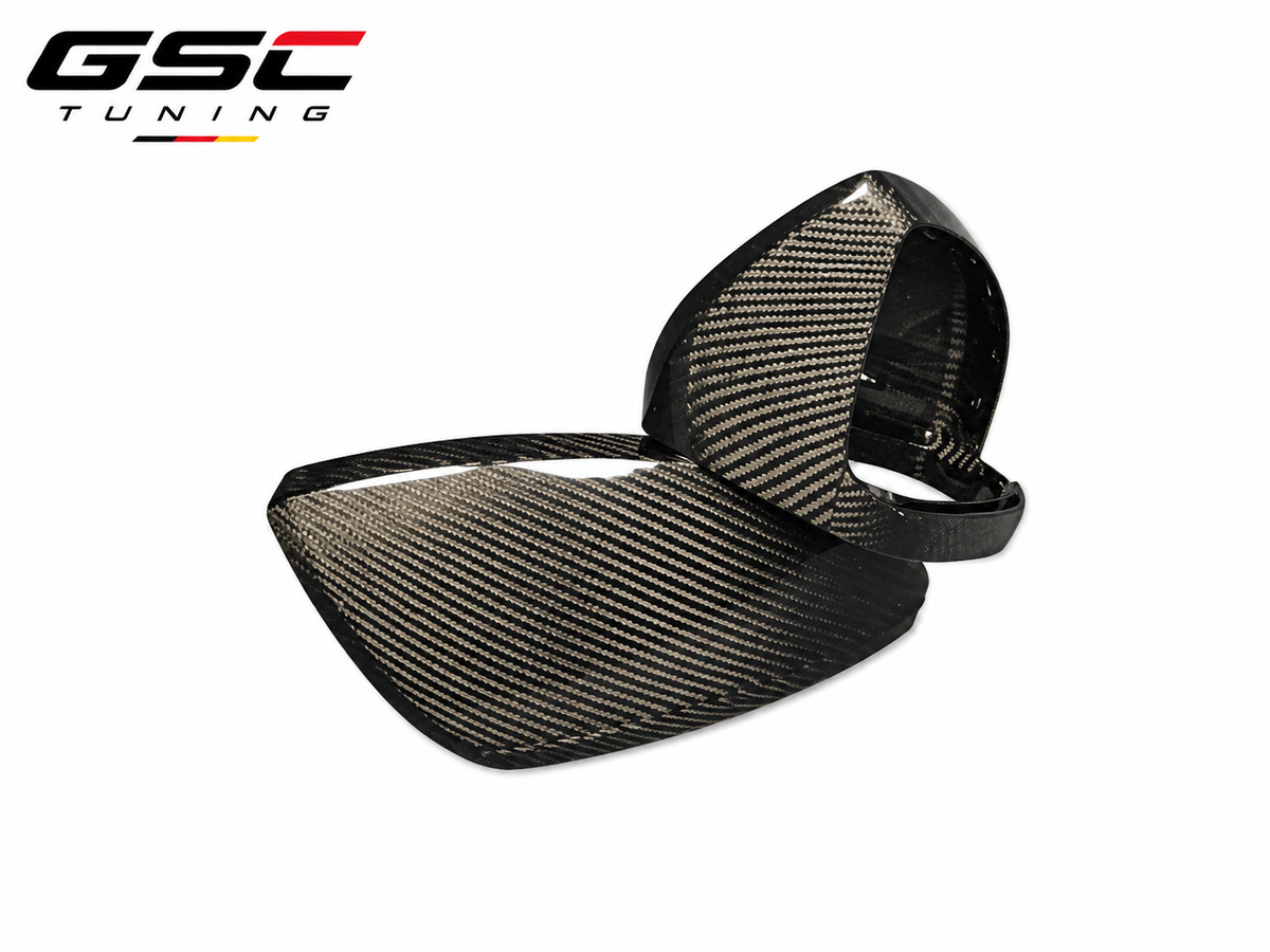 GSC Carbon Fiber Mirror Covers For Audi A6 S6 C8 2019-2023