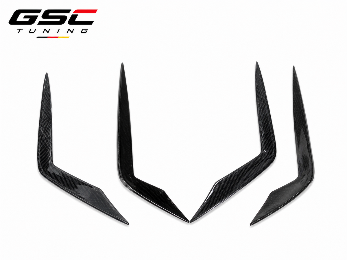 GSC Carbon Fiber Front Canards For Audi A7 S7 C8 2019-2023
