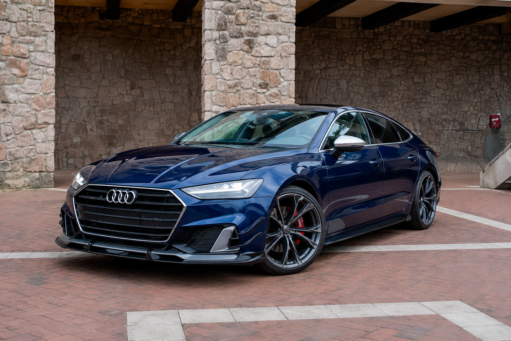 GSC Carbon Fiber Front Lip Spoiler For Audi A7 S7 C8 2018-2023