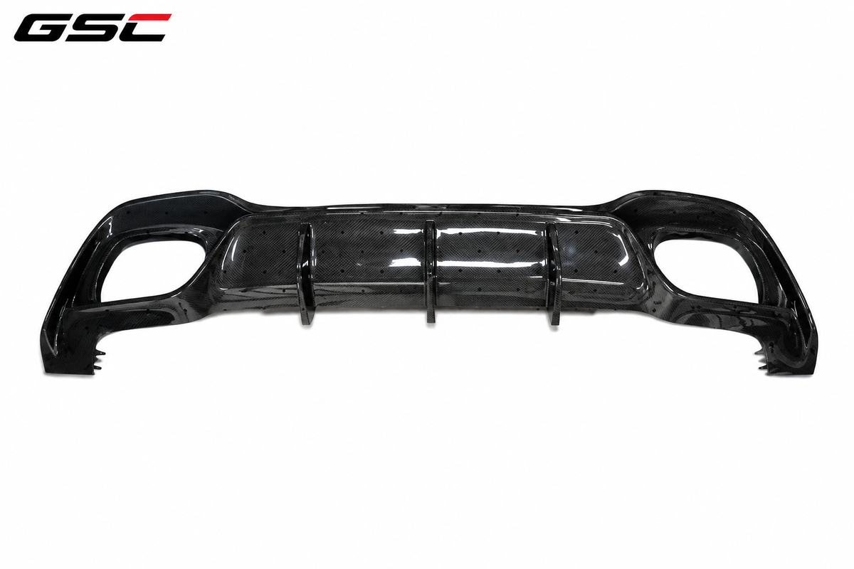 GSC Carbon Fiber Rear Diffuser Without LED Light For Mercedes-AMG A35L Sedan