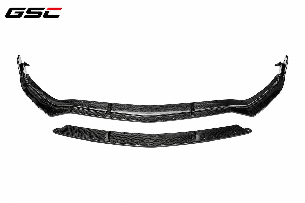 GSC Carbon Fiber Front Lip Splitter For Mercedes-AMG A35L Sedan