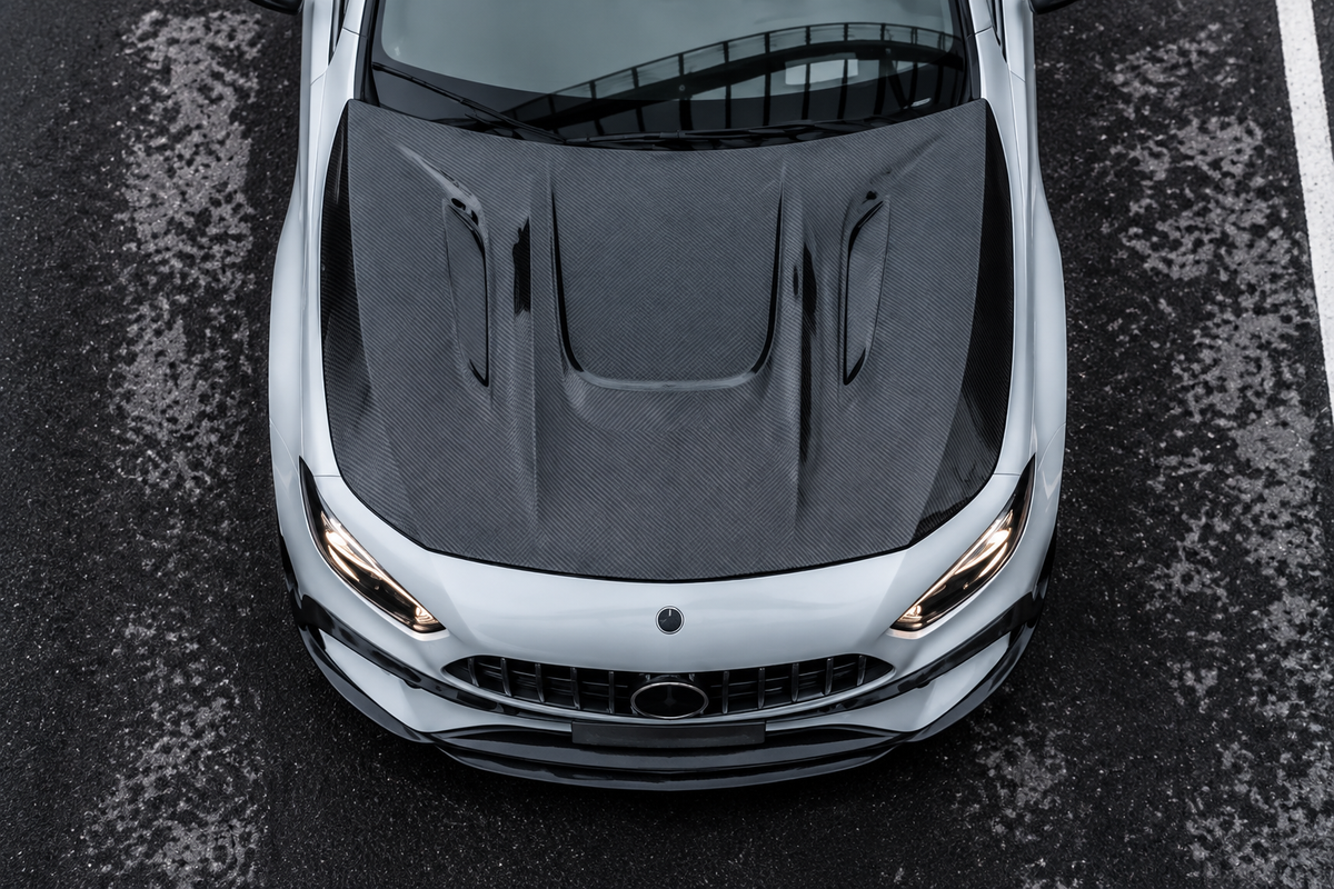 GSC Carbon Fiber Hood Bonnet For Mercedes-AMG A35L Sedan
