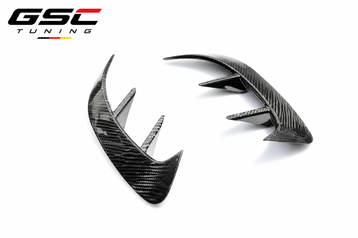 GSC Carbon Fiber Rear Canards For Mercedes-AMG A35 W177
