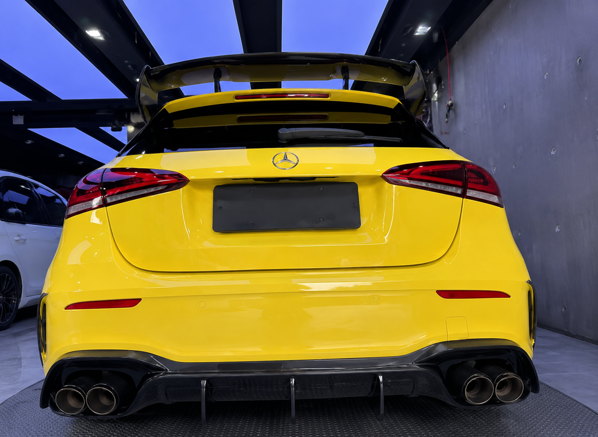 GSC Carbon Fiber Rear Diffuser Lip For Mercedes-AMG A35 W177