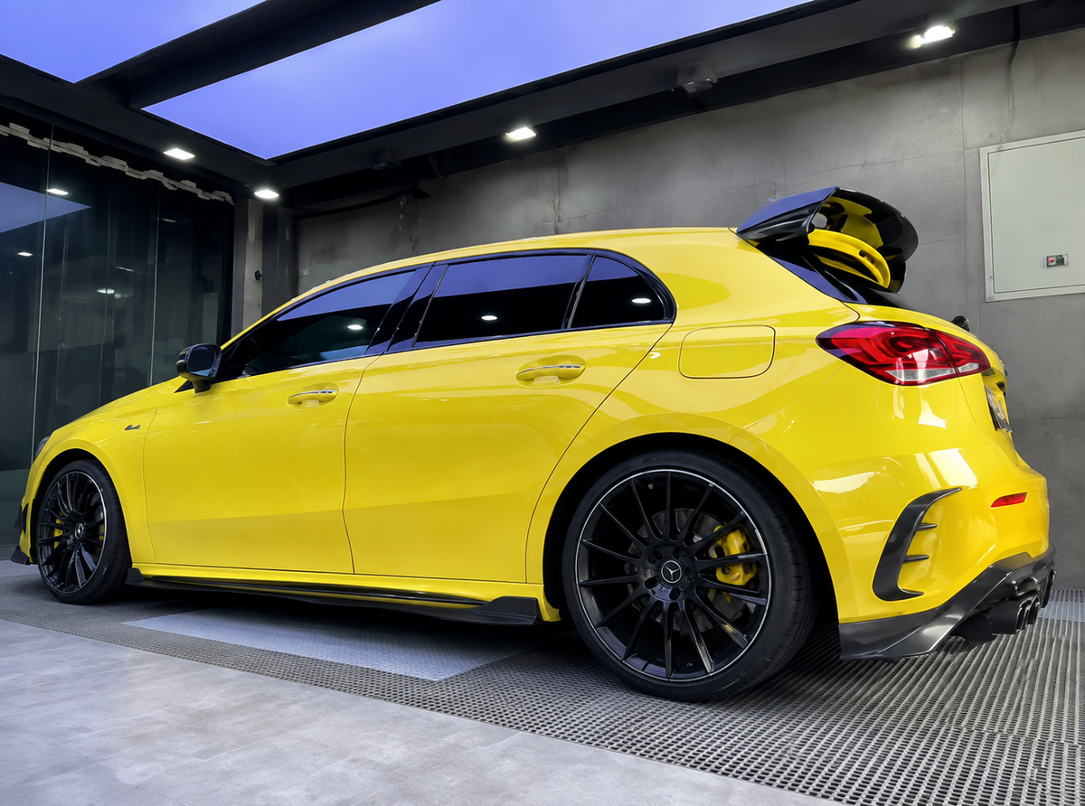GSC Carbon Fiber Side Skirts For Mercedes-AMG A35 W177