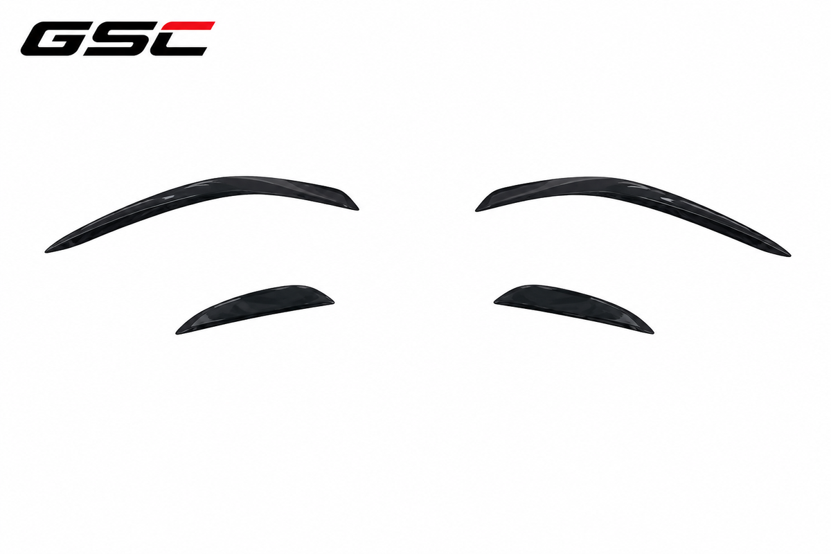 GSC Carbon Fiber Front Canards / Air Fins For Mercedes-AMG A45 / A45S W177