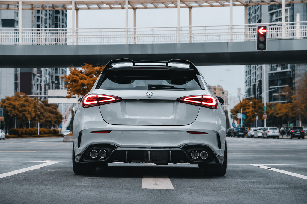 GSC Carbon Fiber Rear Diffuser For Mercedes-AMG A45 / A45S W177