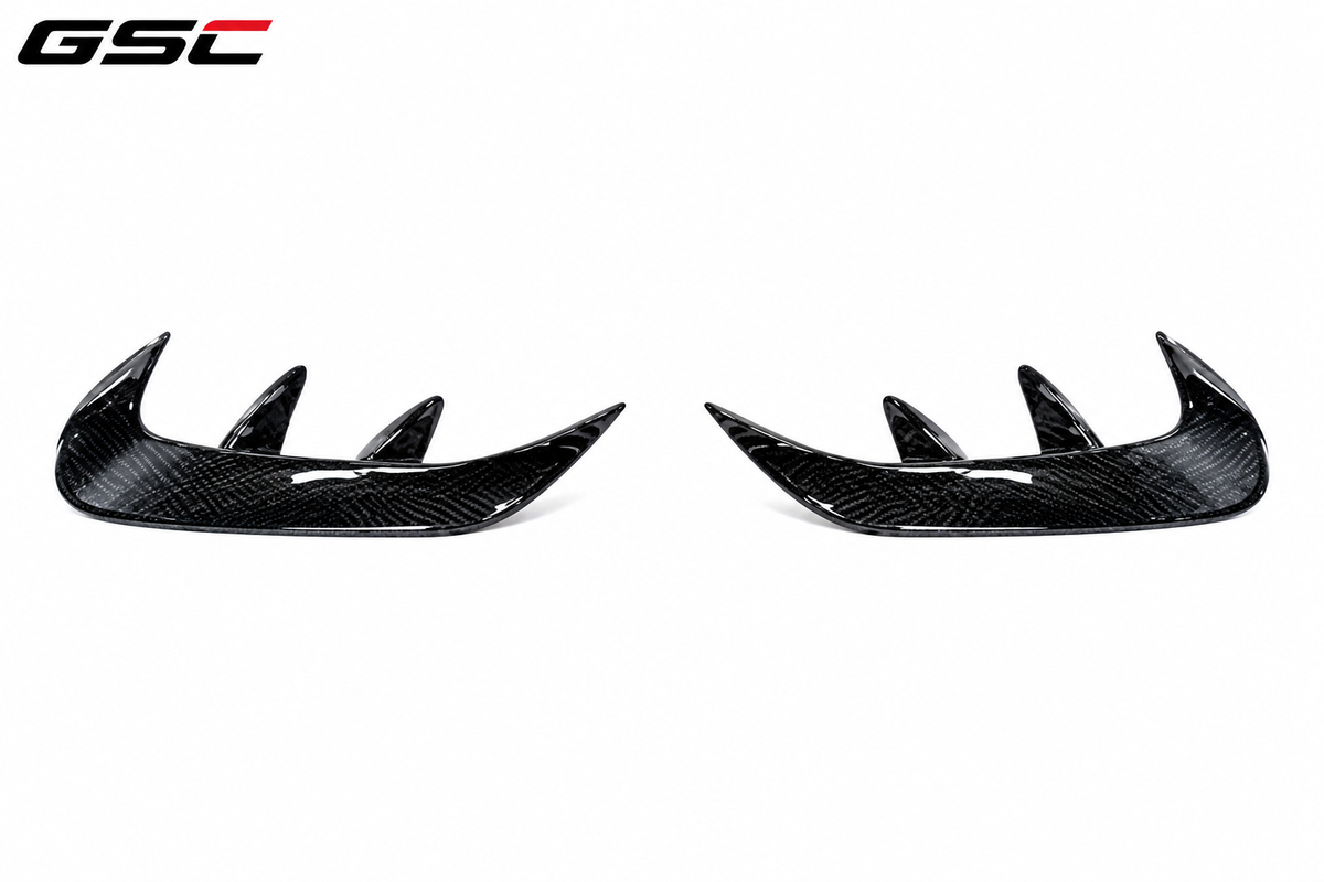 GSC Carbon Fiber Rear Canards / Air Fins For Mercedes-AMG A45 / A45S W177