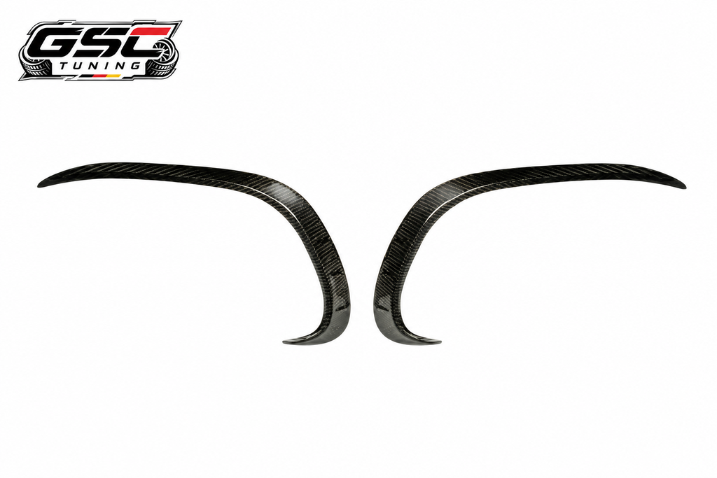 GSC Carbon Fiber Front Fog Light Cover Trim For Mercedes-AMG C43 Sedan W205