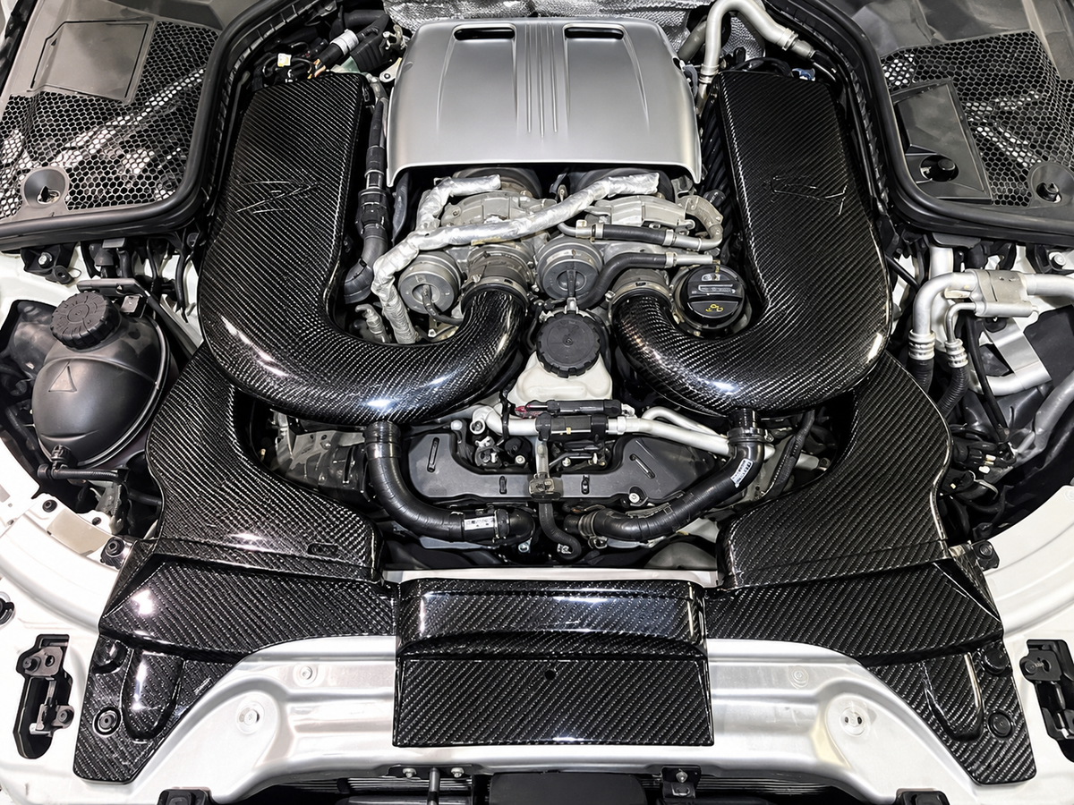 GSC Dry Carbon Fiber Performance Intake System for Mercedes-AMG C63 M177 4.0T 2015+