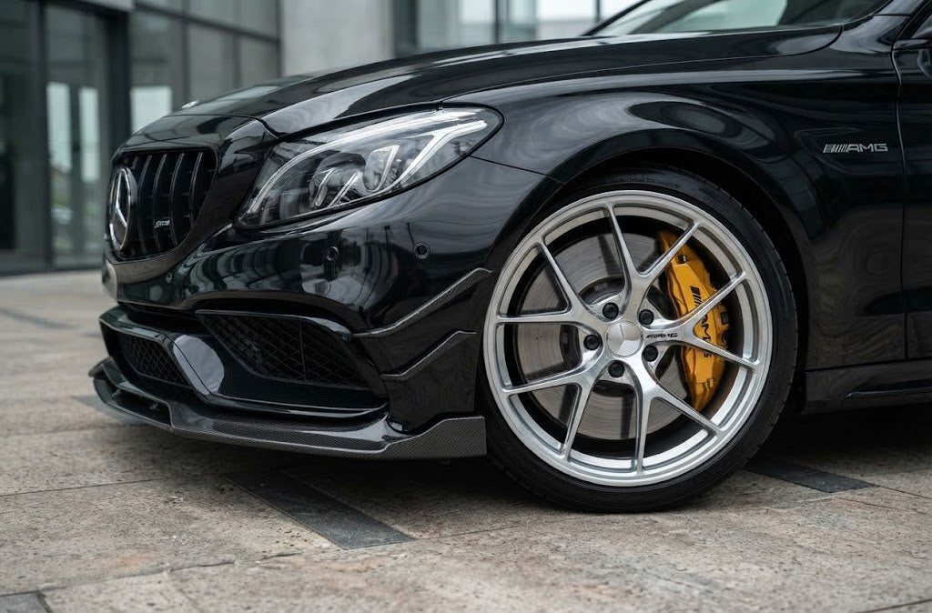 GSC Carbon Fiber Front Canards For Mercedes-AMG C63 Sedan W205