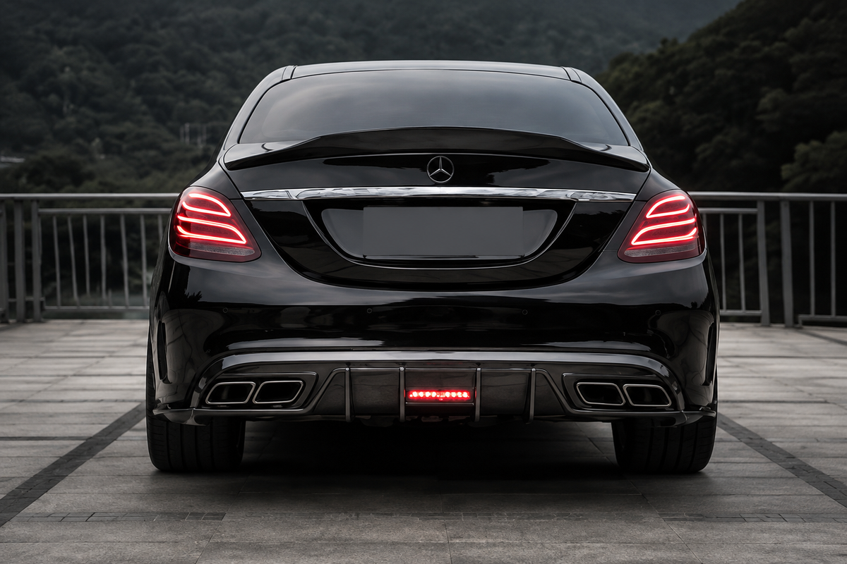 GSC Carbon Fiber Rear Diffuser For Mercedes-AMG C63 Sedan W205