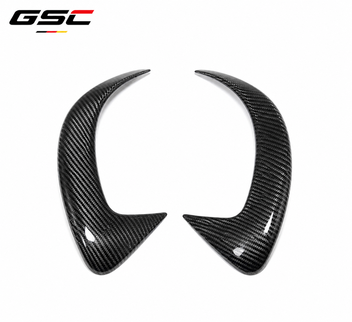 GSC Carbon Fiber Front Fog Light Cover Trim Set For Mercedes-AMG CLA35 C118