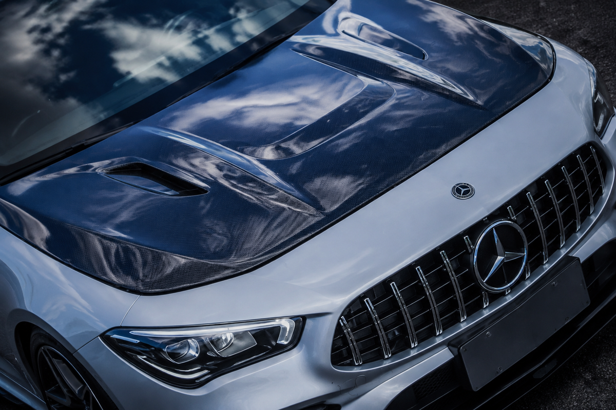 GSC Carbon Fiber Hood Bonnet For Mercedes-AMG CLA35 C118