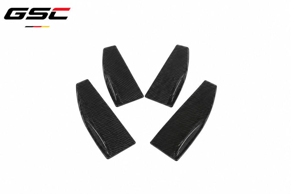 GSC Carbon Fiber Side Skirt Extension Winglets For Mercedes-AMG CLA35 C118