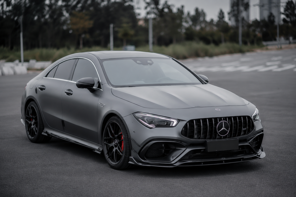GSC Carbon Fiber Front Lip Splitter For Mercedes-AMG CLA45 C118 2020~2023