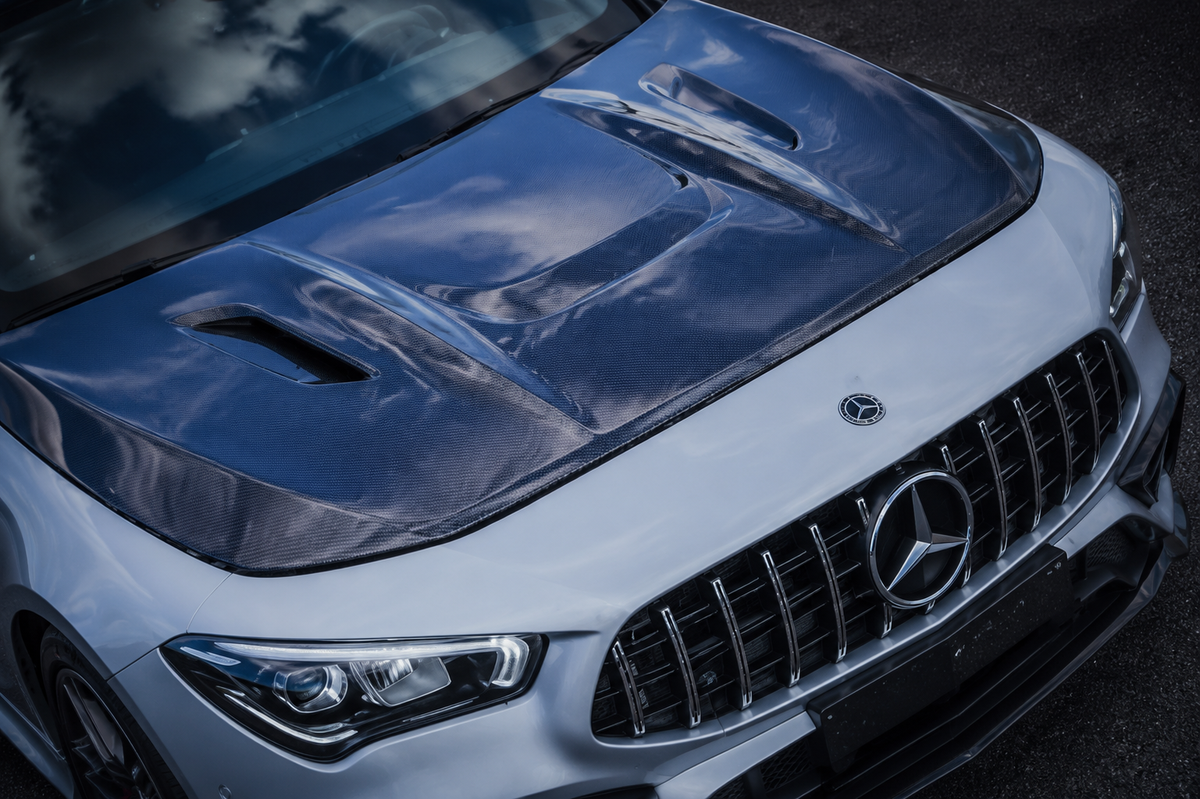 GSC Carbon Fiber Hood Bonnet For Mercedes-AMG CLA45 C118 2020-2023