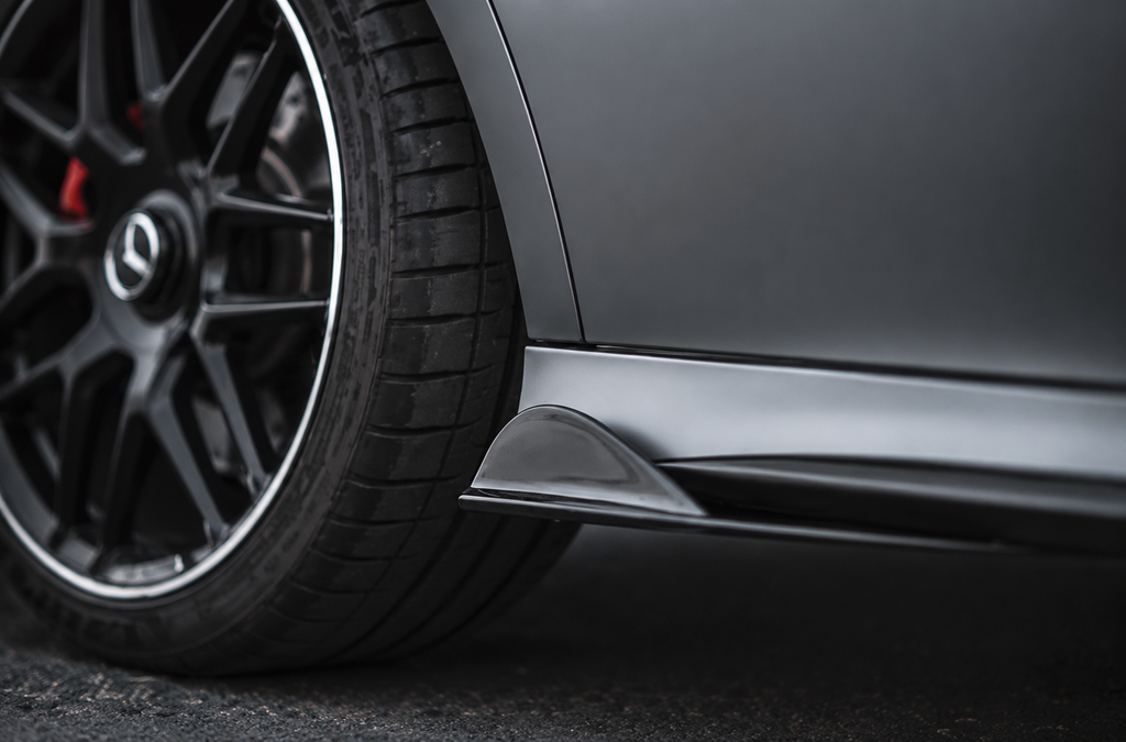 GSC Carbon Fiber Side Skirt Extensions Winglets For Mercedes-AMG CLA45 C118 2020~2023
