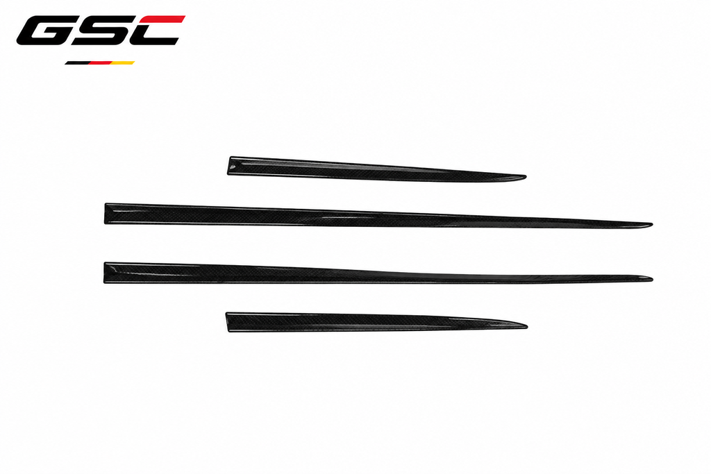 GSC Carbon Fiber Side Skirt Extensions For Mercedes-AMG CLA45 C118 2020~2023