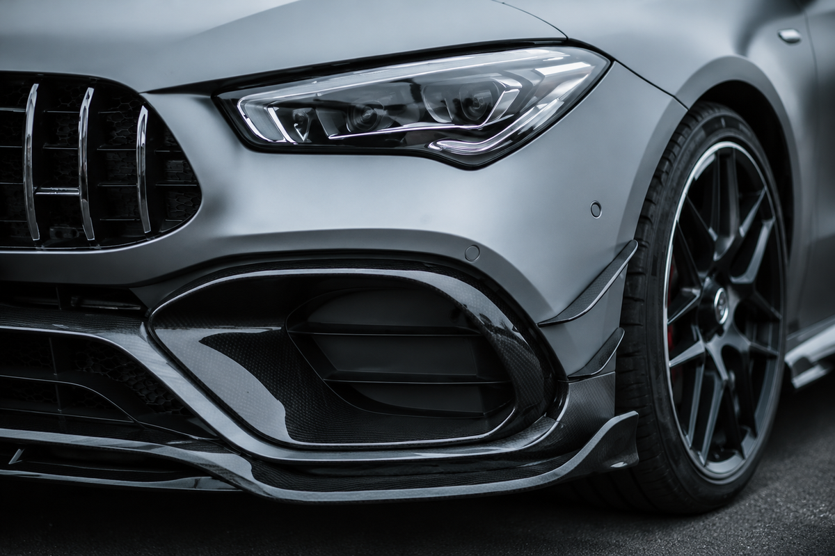 GSC Carbon Fiber Front Canards For Mercedes-AMG CLA45 C118 2020+