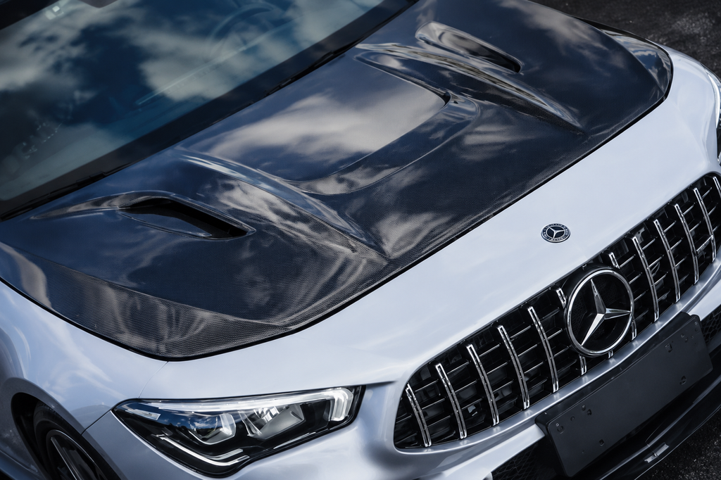 GSC Carbon Fiber Hood Bonnet For Mercedes-AMG CLA45 S C118 2019-2023