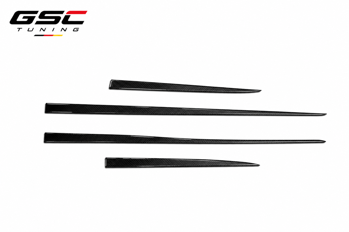 GSC Carbon Fiber Side Skirt Extensions For Mercedes-AMG CLA45 S C118 2019-2023
