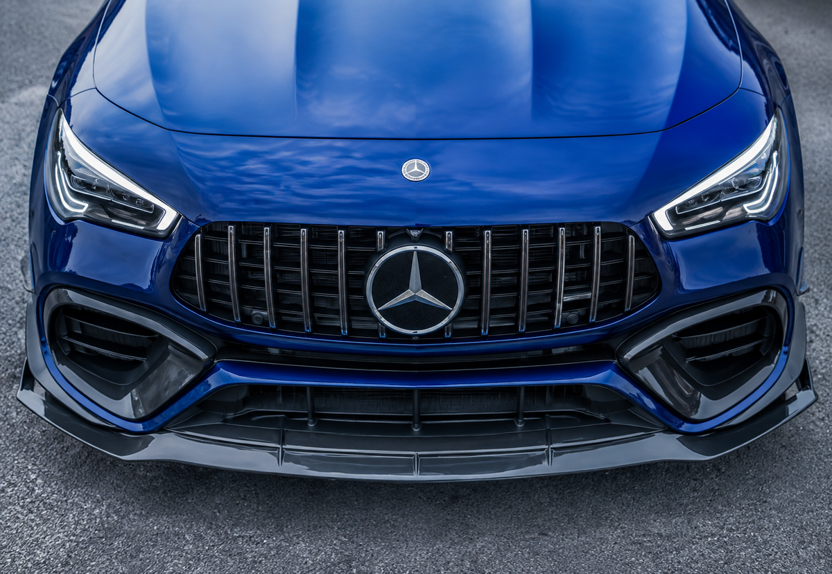 GSC Carbon Fiber Front Canards For Mercedes-AMG CLA45 S C118 2019-2023