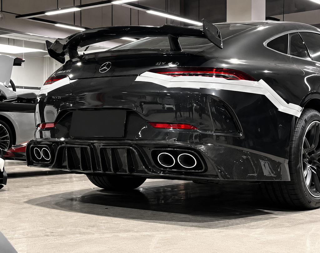 GSC Carbon Fiber Rear Diffuser For Mercedes-AMG GT 50 X290 2019-2023