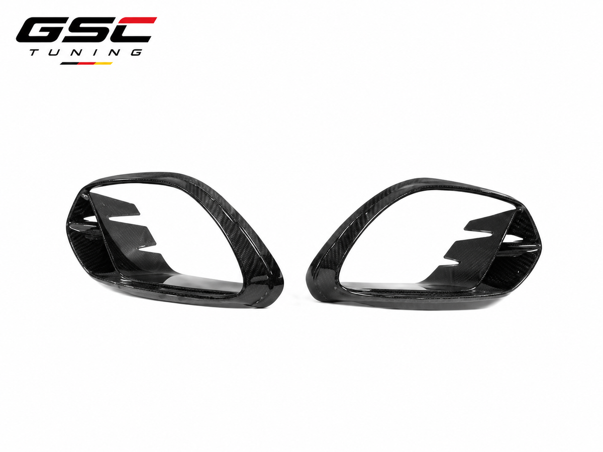 GSC Carbon Fiber Front Fog Light Covers For Mercedes-AMG GT 50 X290 2019-2023