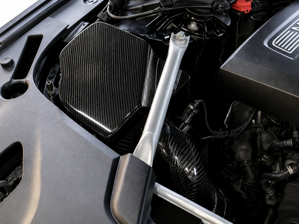 GSC Dry Carbon Fiber High-Performance Air Intake System for BMW 5 Series B46/B48 2.0T 2017+  DESCRIPTION