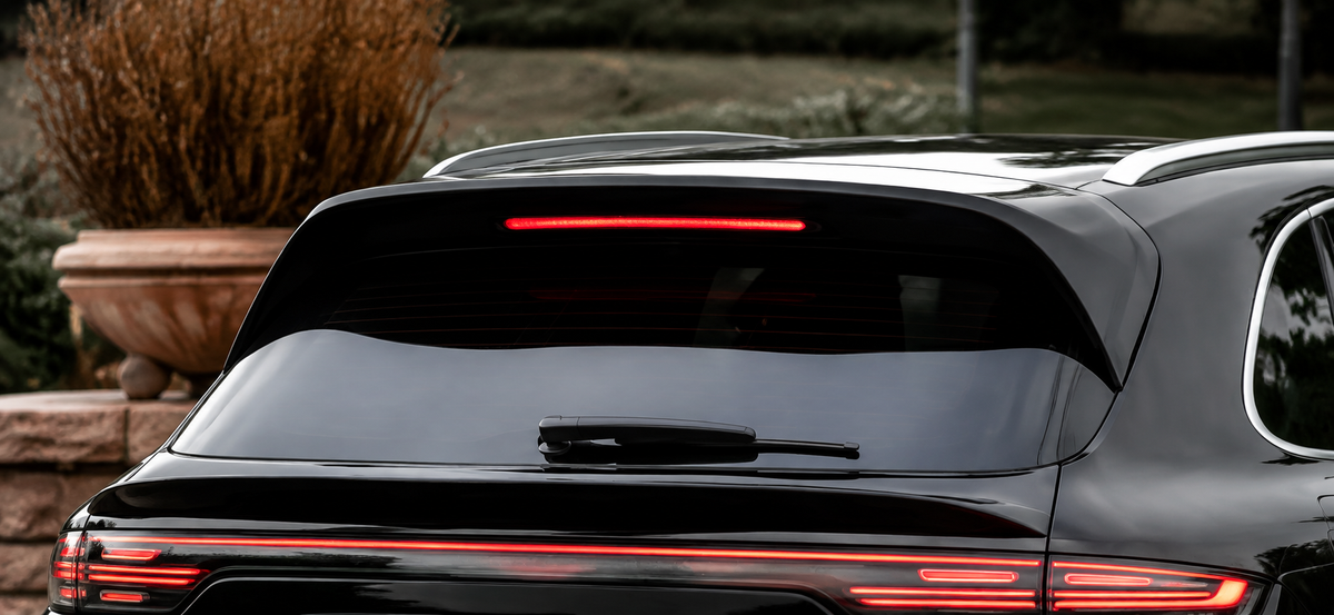 GSC Carbon Fiber Upper Rear Spoiler Wing For Porsche Cayenne 2018-2023