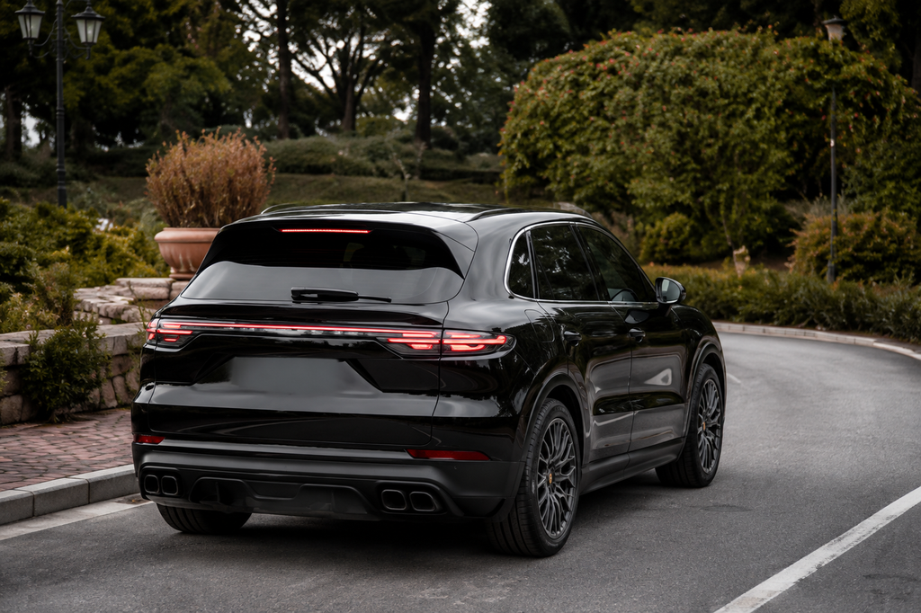 GSC Carbon Fiber Rear Diffuser For Porsche Cayenne 2018-2023