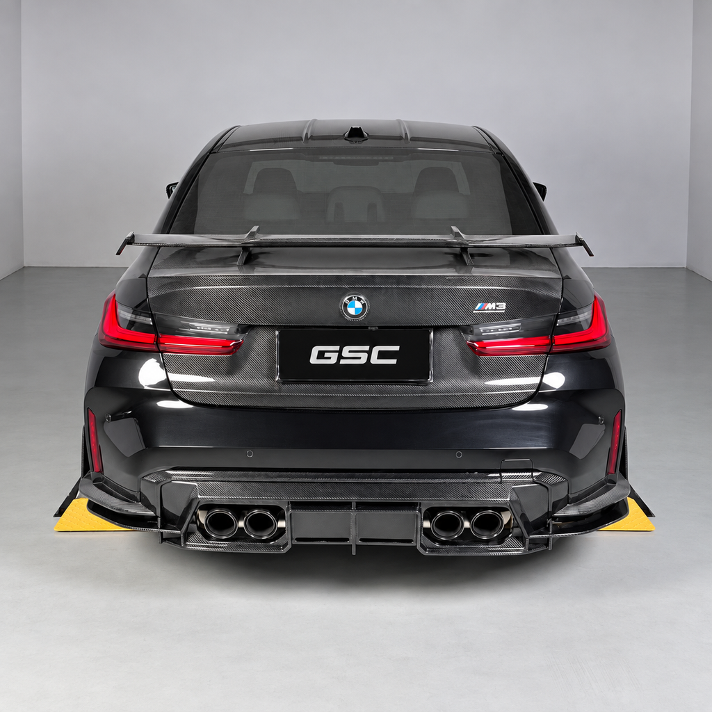 GSC Dry Carbon Fiber MP Style GT Rear Wing for BMW G82/G80 M4/M3 DESCRIPTION