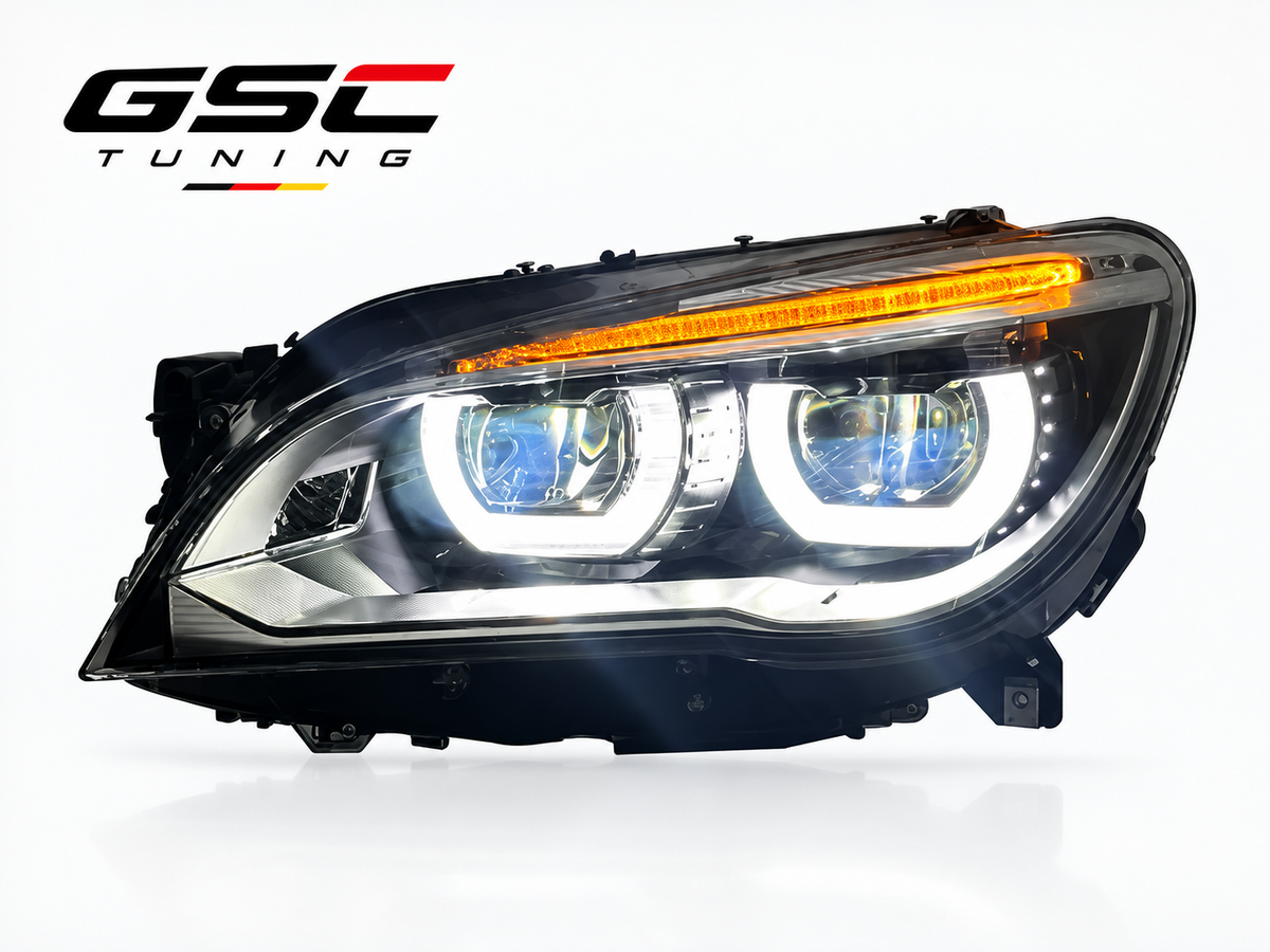 GSC LED Headlight Assembly Set for BMW 7 Series F01 / F02 2009-2015 – 2009-2012 & 2013-2015 Versions