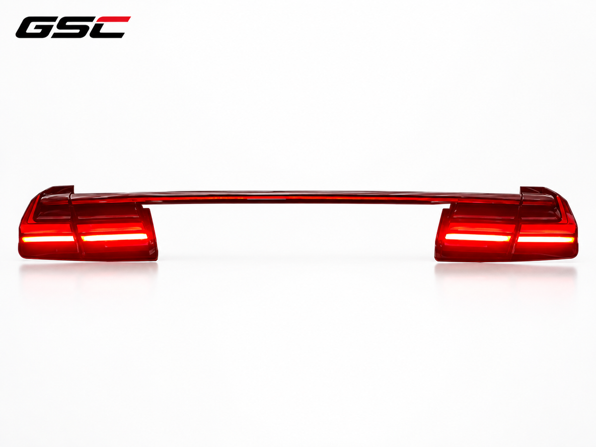 GSC G12 Style Full-Width LED Taillight Assembly Retrofit Set for BMW 7 Series F01 / F02 2009-2015 – Dynamic Flowing Rear Light Upgrade