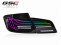 GSC CSL Style RGB LED Taillight Assembly Set for BMW 5 Series F10 / F18 2010-2017